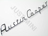 Badges "Austin" "Cooper" chromés