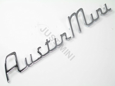 Badges "Austin" "Mini" chromés