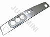 Tableau de bord 3+3 compteurs aluminium brossé