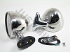 Paire de retroviseurs inox chromé