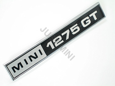 Badge arrière 1275 GT. Noir et gris