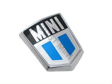 Badge avant MINI. Bleue et gris
