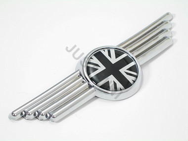 Badge Union Jack noir