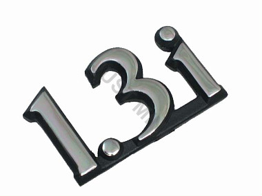 Badge de malle arrière 13 injection