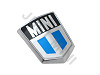Badge avant MINI. Bleue et gris