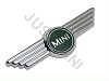 Badge de capot MINI fond vert.