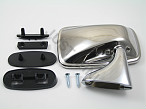 Rétroviseur chrome plat gauche